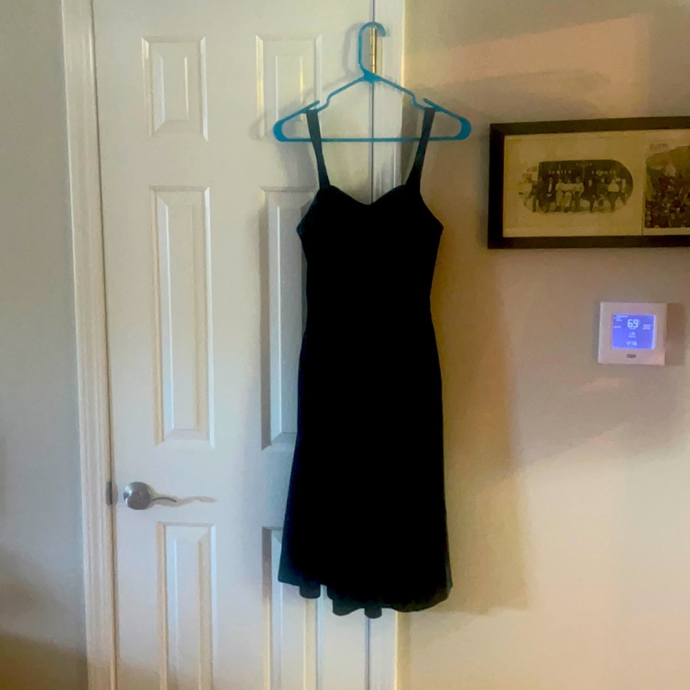 Green velvet dress